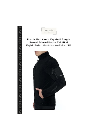 Astrid T Pratik Üst Kamp Kıyafeti Single Sword Erkek&kadın Taktikal Kışlık Polar Mont-hırka-ceket Tp Çok Renkli