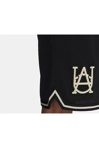 Under Armour Courtside Hoops Short Erkek Basketbol Şortu 1390120-001 Siyah Siyah