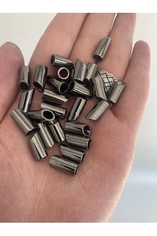 Kordon Metal Bağ Ucu 7,2 Mm Siyah 20 Adet