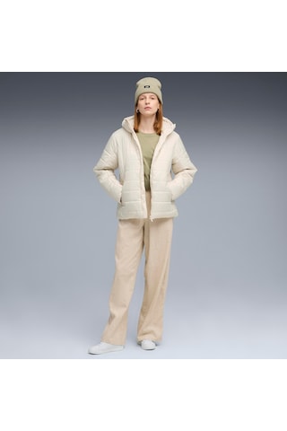 Puma Ess Hooded Padded Jacket Kadın Yetişkin Ceket Krem