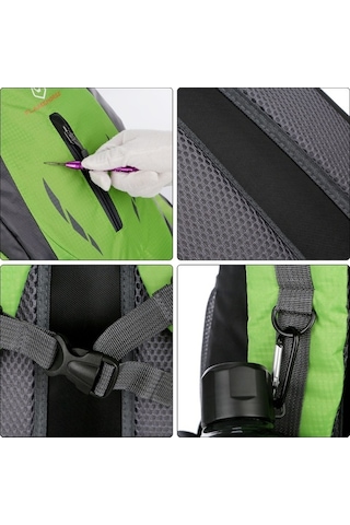 Flybuy Ve Turuncu Su Sırt Omuz Nefes Mekan Kapasiteli Kadınlar İçin Geçirmez Erkekler Dış Dağcılık Çantası Çantası Büyük Alabilir 40l Rm Turuncu