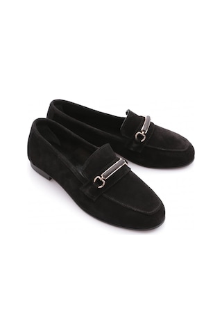 Dgn 3772 Kadin Tokali Loafer Ayakkabi Siyah