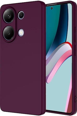 Poco M6 Pro 4g Kılıf Uzrm Mara Lansman Kapak - Koyu Mor Koyu Mor