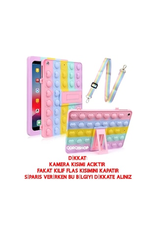 Casper Via S40/l40 Modelleri Uyumlu Kılıf Popit Askılı Gökkuşağı Kılıf Arka Kapak