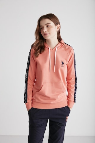U.s. Polo Assn. 16946 Kadın Kapşonlu Pijama Takımı 001