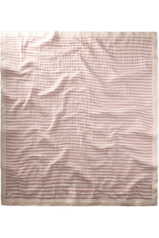 Kalın Biyeli Çift Kat Ham Battaniye 85x90 Cm Mint Yeşili-gül Kurusu Mint