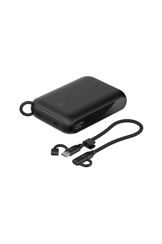 Belkin Bpb027hqbk Boostcharge 10.000 Mah 20w Usb-c Powerbank Dijital Göstergeli Taşınabilir Şarj Cihazı - Siyah 28789821