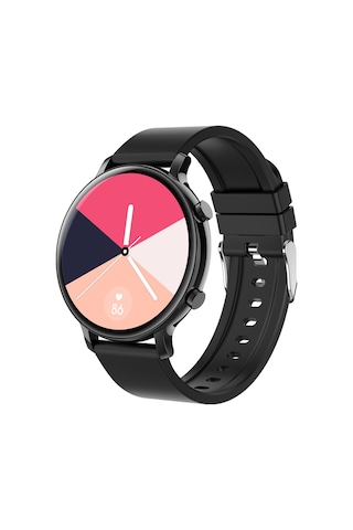Geeroyoo JZR-GY Hw36 1.28" Ip67 Spor Bluetooth Bt5.0 Sağlık Takibi Adımsayar Android İos Telefon Uyumlu Siyah Akıllı Saat (İthalatçı Garantili)
