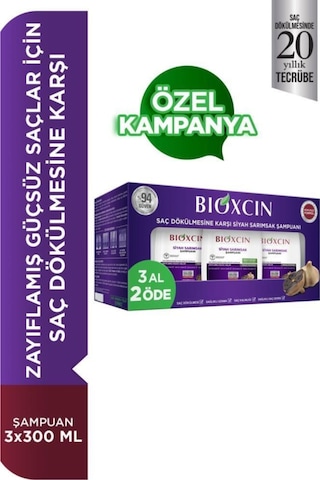 Siyah Sarımsaklı Şampuan