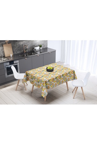 Adawall Limon Tasarımlı Masa Örtüsü