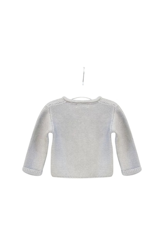 Melonika Basic Bebe Ceket Grey Melange Çok Renkli