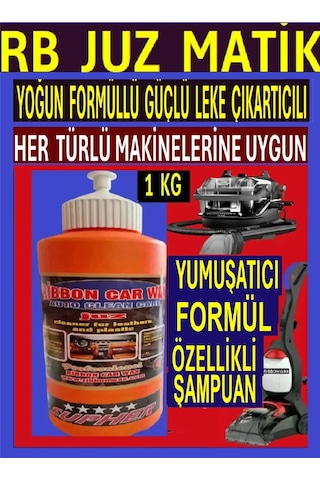 Rb Juz Yumuşatıcı Özellikli Koltuk Halı Yıkama Makinesi Şampuanı 1 KG