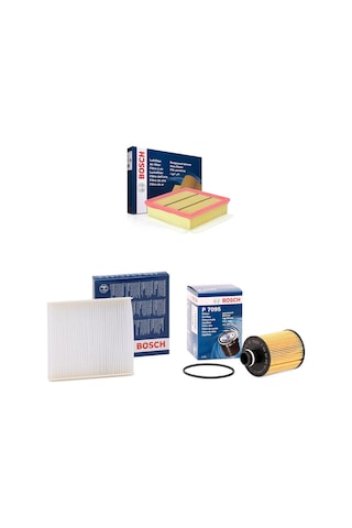 Opel Corsa D 1.3 Cdtı 3'lü Filtre Bakım Seti 2011-2014 Bosch