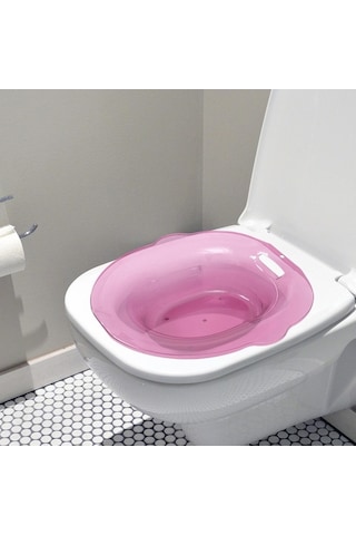 Trendooze Homyl Pembe Tuvalet Banyo Havzası, Yaşlılar İçin Komfort Pembe