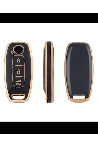 Nıssan Qashqaı X-traıl Juke Anahtar Kılıfı Yeni Kasa Uyumlu 2023 Ve Üzeri Siyah