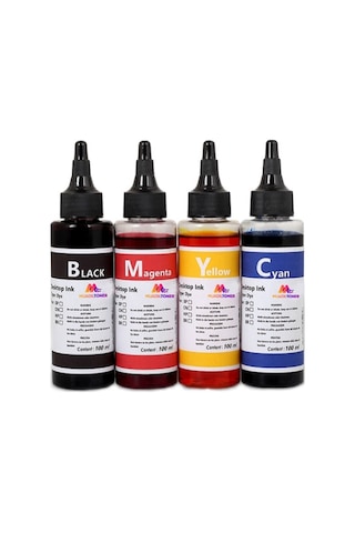 Colorful Toner Canon Uyumlu Mg2550 - Mg2950 - Mg3050 - Mx495 - Ts3150 100 Ml Mürekkep Dolum Seti
