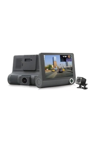 Kingboss Sl-D218 1080P Full Hd 3 Lensli Araç Kamerası