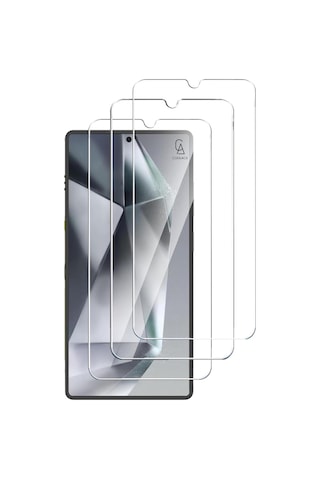 Samsung Galaxy S25 Ultra Uyumlu Ekran Koruyucu Şeffaf Temperli Kırılmaz Cam Ekran Koruyucu 3 Adet