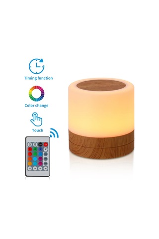 Springsun Rgb Renkli Kamp Lamba, Kumandalı Çocuk Gece Lambası, Orman Desenli Taban, 18-24 Saat Süre, Işıklı Çadır Aydınlatması Diğer