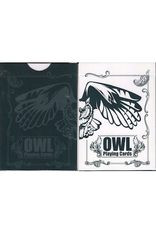 Hanson Chien Owl Blue Premium Oyun Kağıdı İskambil Kartları Destesi