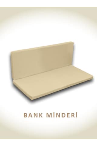 Dekosoy Arkalıklı Bank Minderi 110x50x5cm Krem