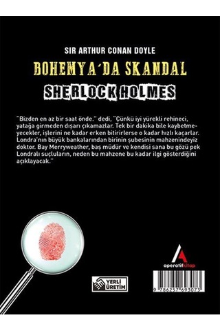 Bohemya’Da Skandal - Sherlock Holmes Cep Boy Aperatif Tadımlık Ki