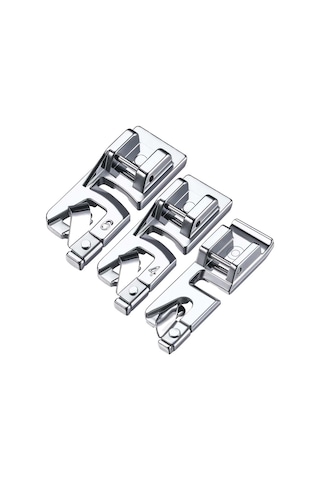 Aile Dikiş Makinesi Alçak Tutuculu Kıvırma Ayak Seti 2Mm 4 MM 6Mm