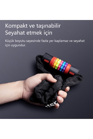 Rainbow Şifreli Bisiklet Kilidi Siyah