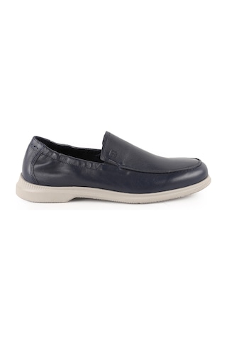 Libero L5929 Hakiki Deri Erkek Loafer - Dünyaca Ünlü Vibram Kauçuk Tabanlı Slip-on Günlük Ayakkabı Lacivert