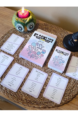Blacklist Yasaklı Kelime Oyunu Gen Z Kese Hediyeli 50 Kart Eğlenceli Grup & Parti Oyunu