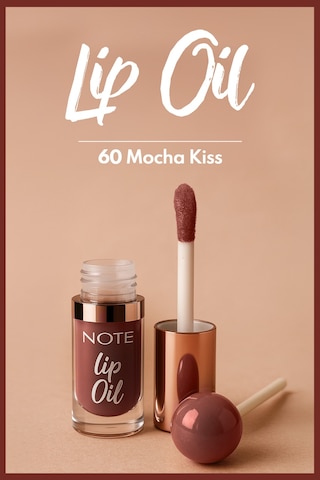 Note Cosmetique Lip Oil Nemlendirici ve Parlatıcı Dudak Bakım Yağı - 60 Mocha Kiss - Kahverengi