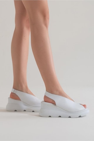 Zeyn Shoes 7672 Beyaz Kadın Ayakkabı 001