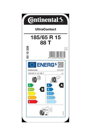 Continental 185/65 R15 88T UltraContact Yaz Lastiği 2025