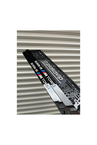 App Plakalık 2 Adet Mat Piano Black Bmv Plakalık Uyumlu - 842410694