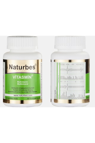 Naturbes Vitasmin Multivitamin & Multimineral & Multiantioksidan