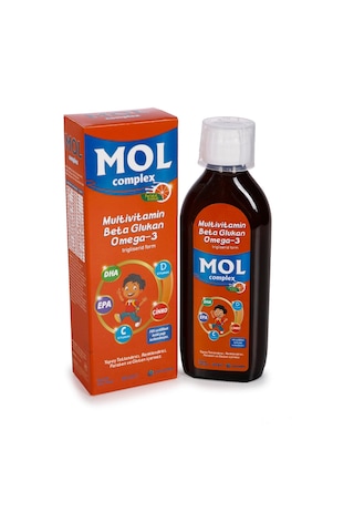 Mol-Complex Portakal Aromalı Şurup 2 x 150 ML
