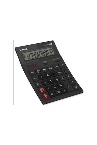 Canon As-1200 Hb 12 Hane Siyah Masa Üstü Hesap Makinesi Kdo Diğer