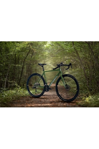 Corelli Goat 1.0 54cm Yeşil Gri Sarı Gravel Yol Bisikleti Yeşil