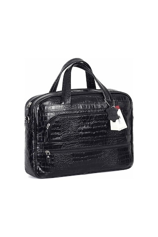 Deri Siyah Laptop Evrak Çantası 251 12-131788 Siyah