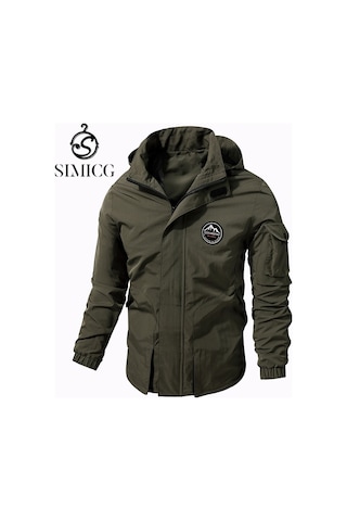 Sımıcg Erkek Büyük Kapüşonlu Ceket Yeşil