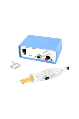 Class ZD-8905 New Isı Ayarlı Ahşap Yakma Makinesi 6X Gölgeleme Uçlu Set + Tel Fırça