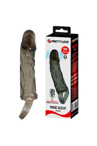 Hızlı Express Pretty Love Carson Titreşimli Kaliteli Zenci Penis Kılıfı Dolgulu
