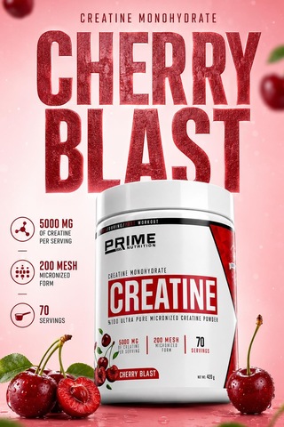 Prime Nutrition Creatine 420 Gram Cherry Blast Vişne