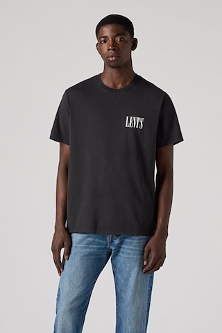 Levi's Erkek Relaxed Fit Kısa Kollu Graphic Siyah T-shirt - Siyah