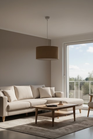 Testa Sarkıt Avize Beyaz-jüt 38x21x70