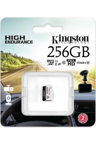 Kingston SDCE 256 GB MicroSDXC Endurance 95R-45W C10 A1 Hafıza Kartı