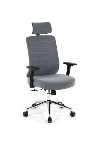 Seduna Thunder Pro Fab Yönetici Koltuğu Ofis Sandalyesi Hareketli Kol Sku: Smg8690010159304 Abanoz - Beyaz