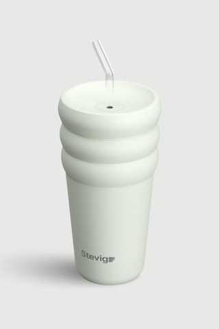 Stevig 3 Bubble Two-cap Straw Tumbler Çelik Termos 600 Ml Lightest Sky St-247 Su Yeşili