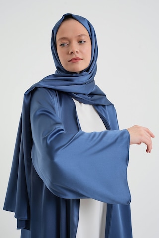 Şakika Kadın Aysha Abaya Ferace & Şal Bebe Mavisi
