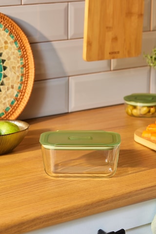 Karaca Green Dikdörtgen Saklama Kabı 800 Ml Yeşil